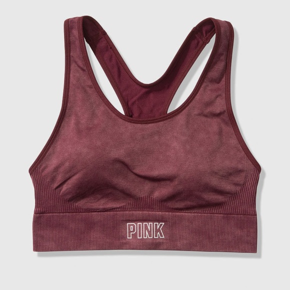 Victoria's Secret PINK SEAMLESS LEGGINGS & LIGHTLY LINED GYM RACERBACK SET - Picture 3 of 16